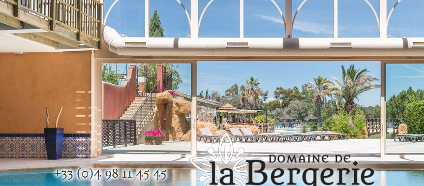 Domaine de la Bergerie. Un superbe camping avec parc aquatique du Var !